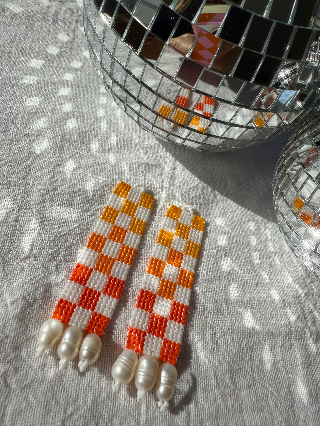 Check Her Fresh Squeezed OJ Earrings