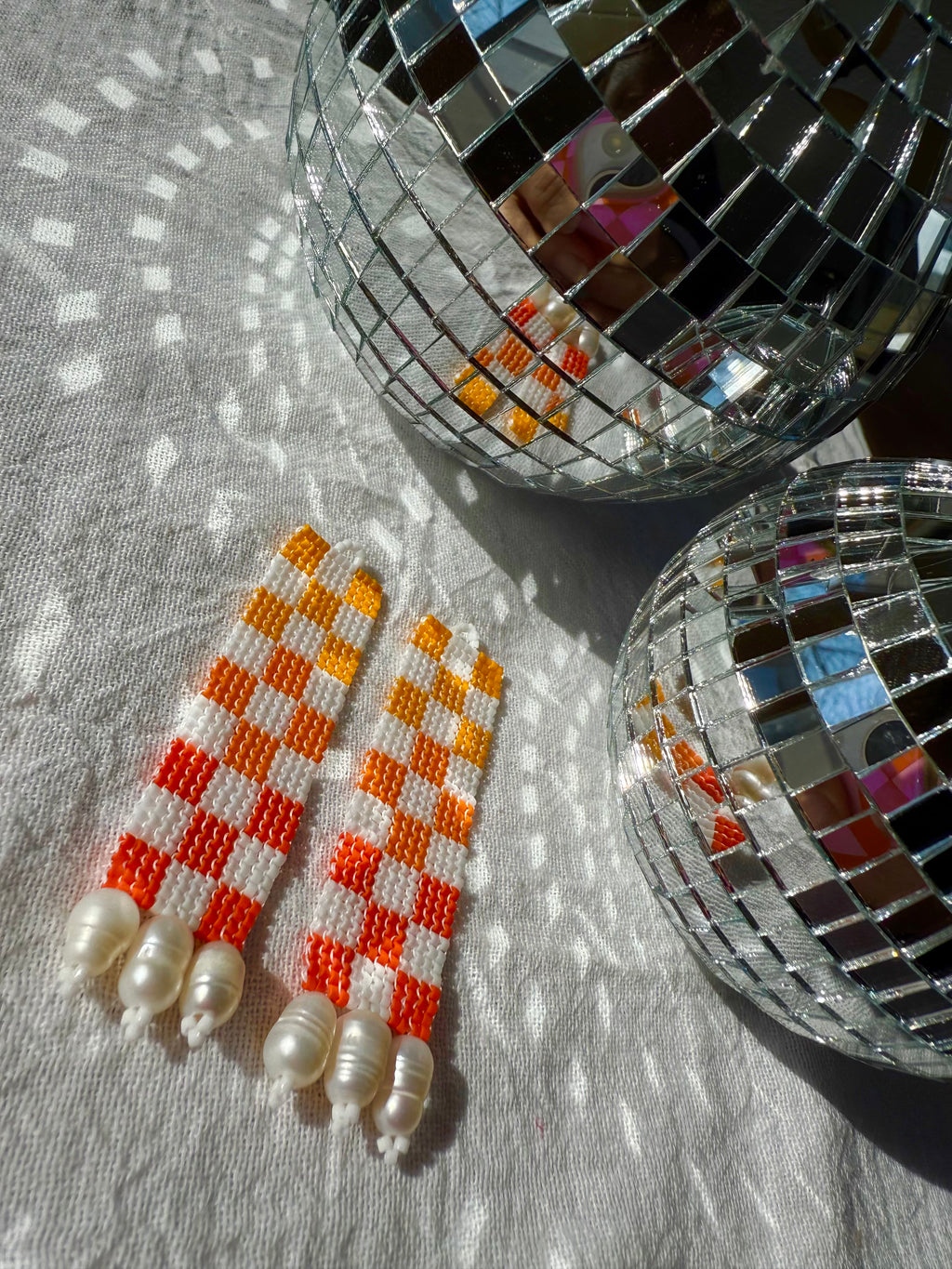 Check Her Fresh Squeezed OJ Earrings