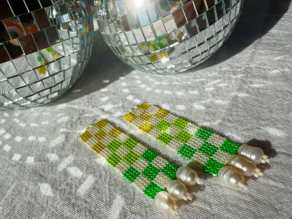 Check Her Key Lime Pie Earrings