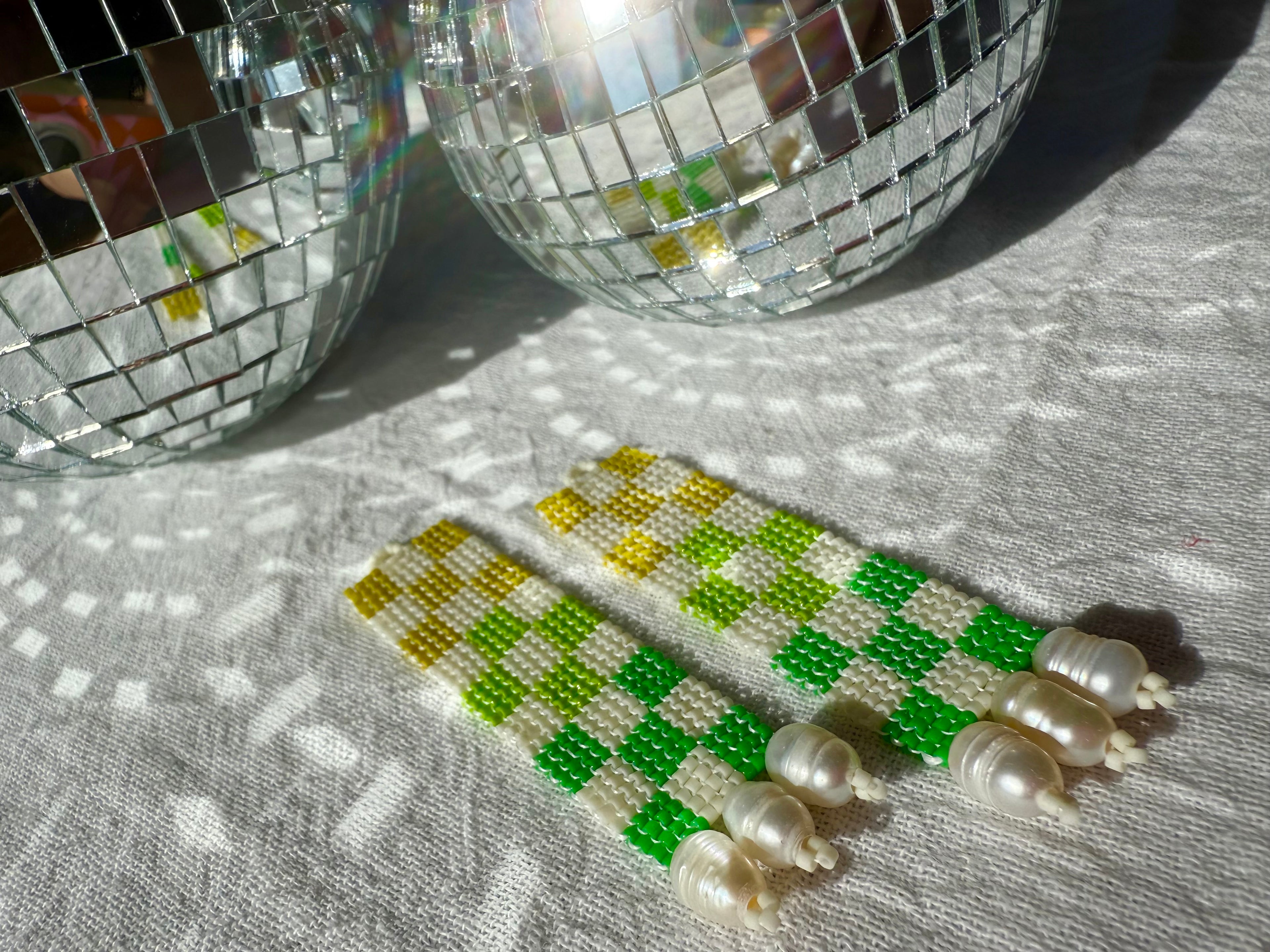 Check Her Key Lime Pie Earrings