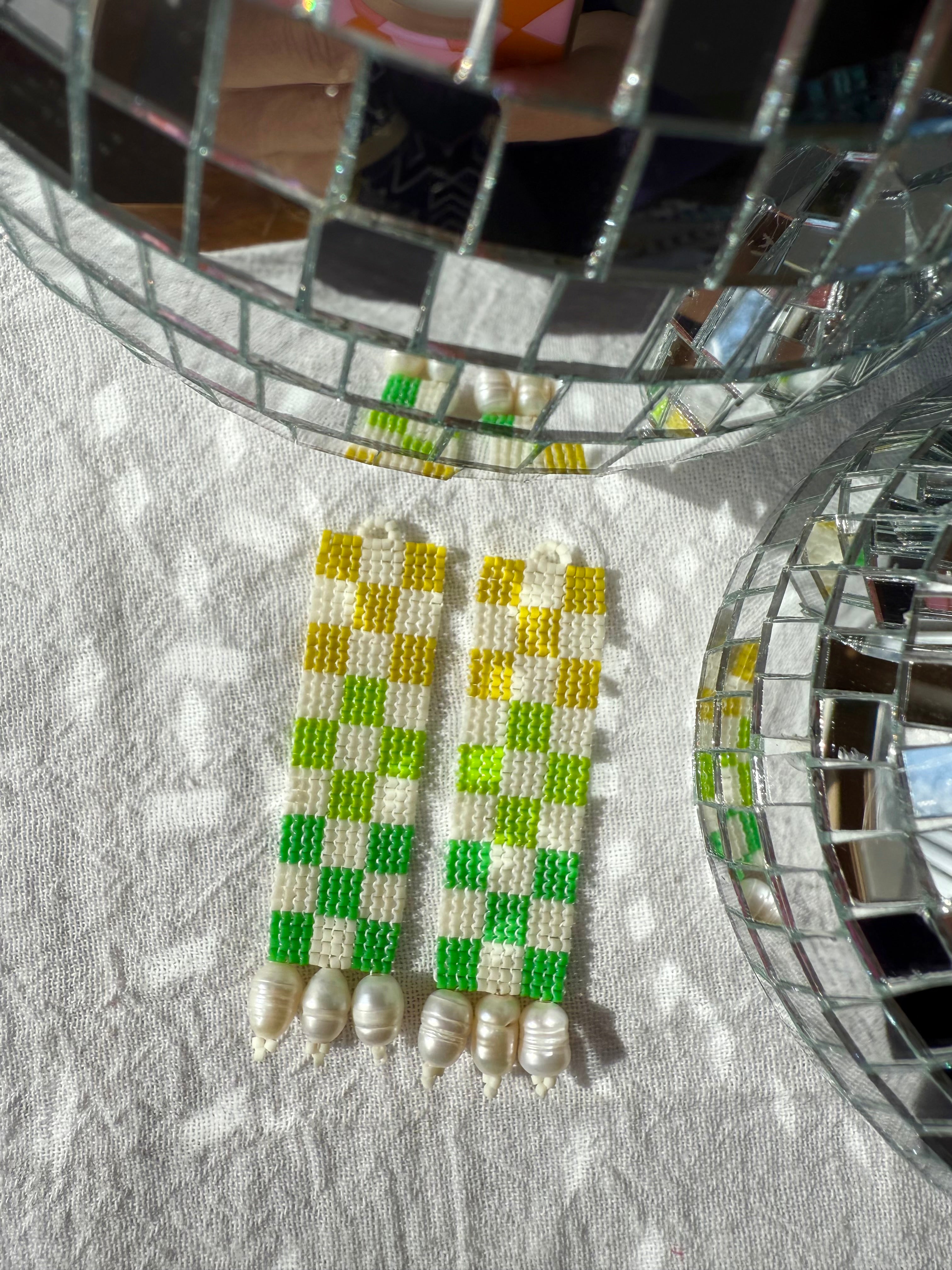 Check Her Key Lime Pie Earrings