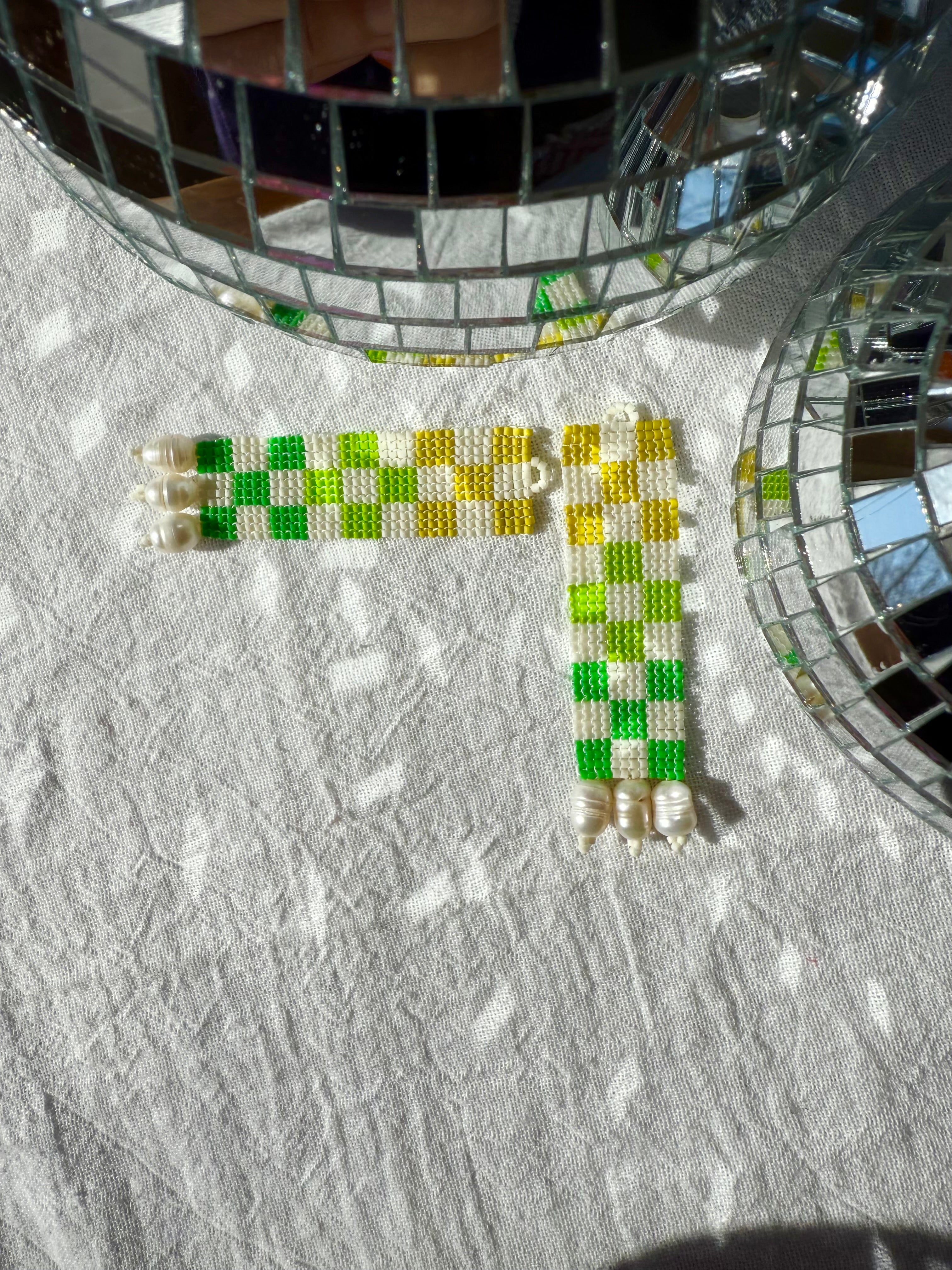 Check Her Key Lime Pie Earrings