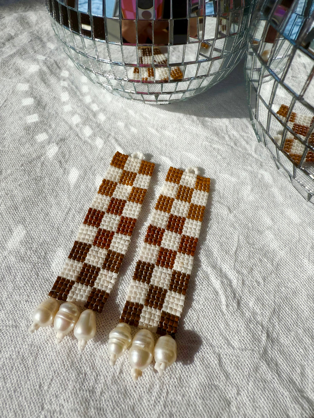 Check Her Ceremonial Cacao Earrings