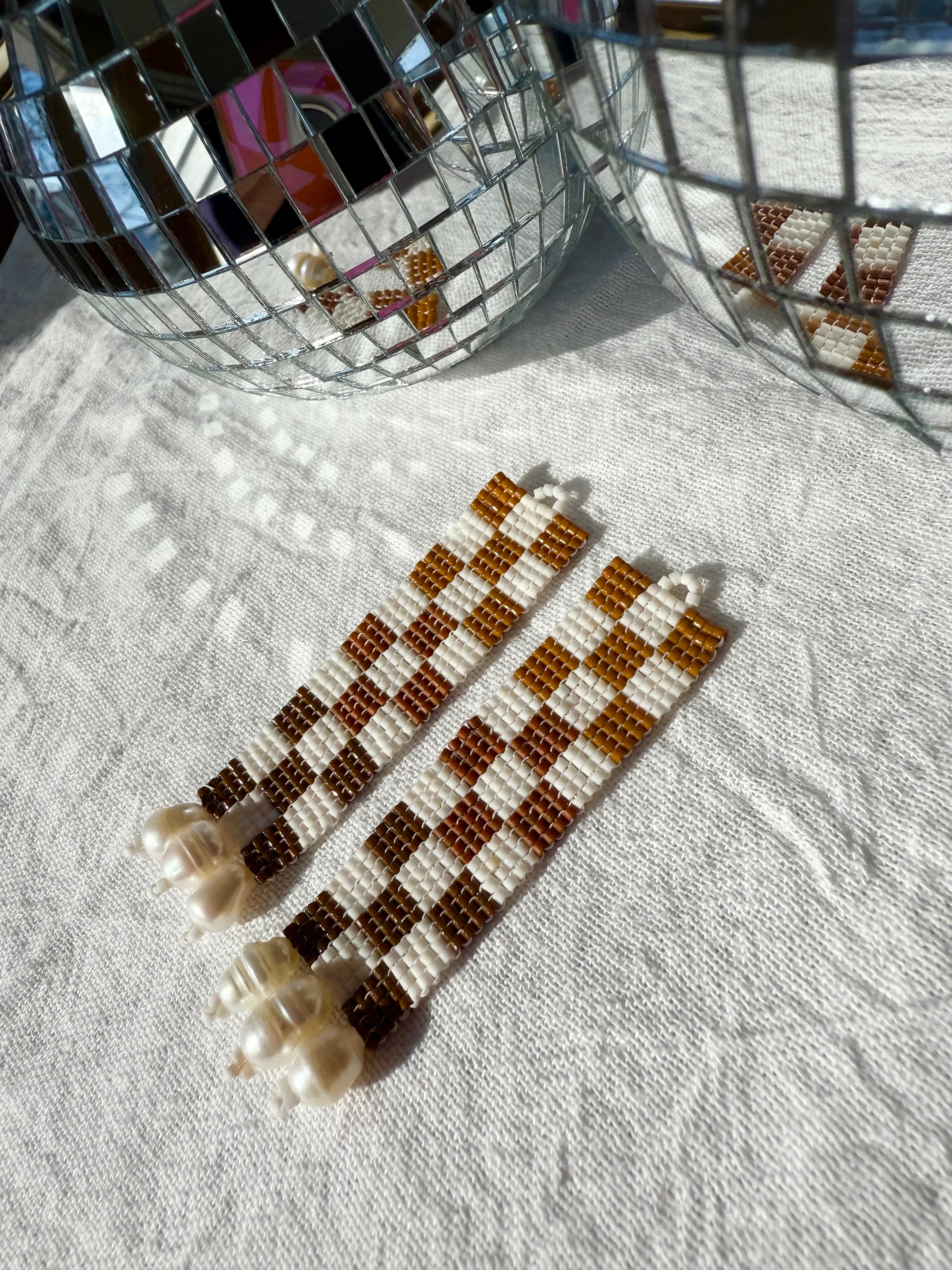 Check Her Ceremonial Cacao Earrings