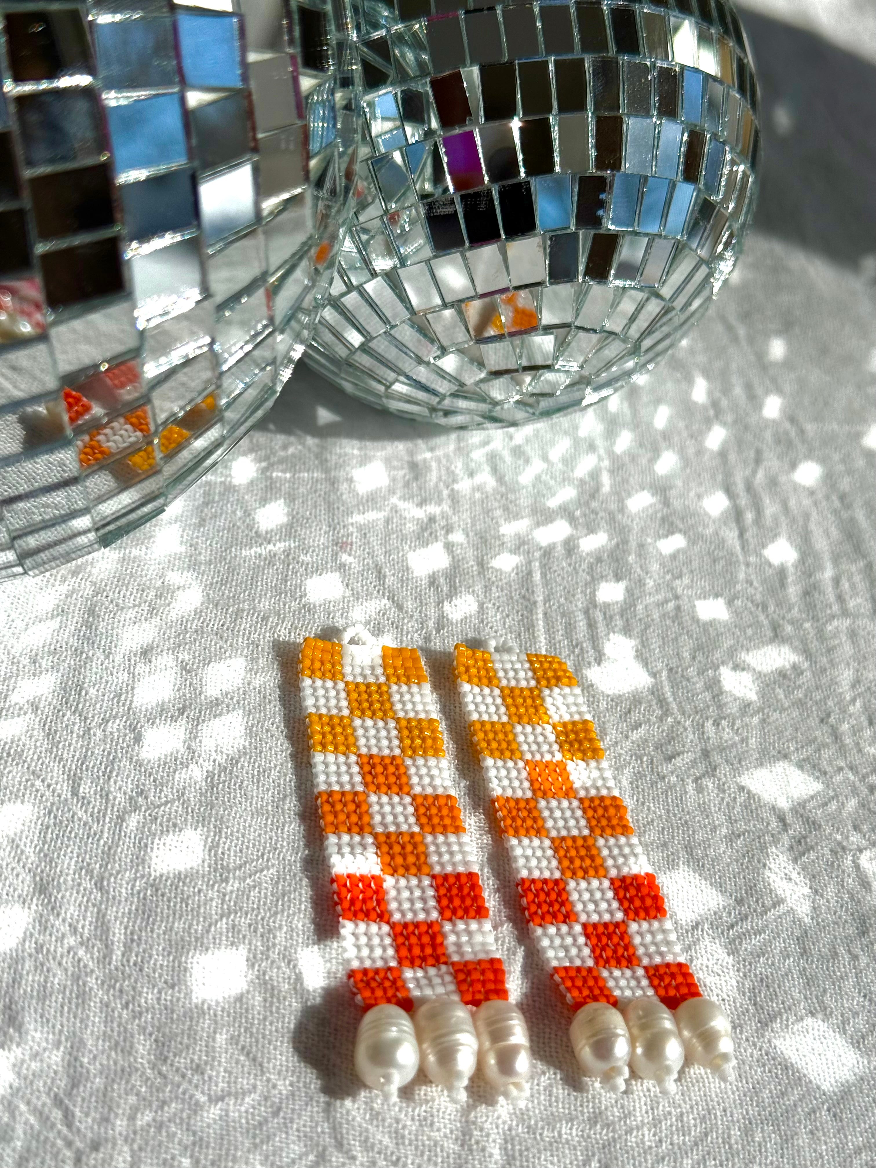 Check Her Fresh Squeezed OJ Earrings