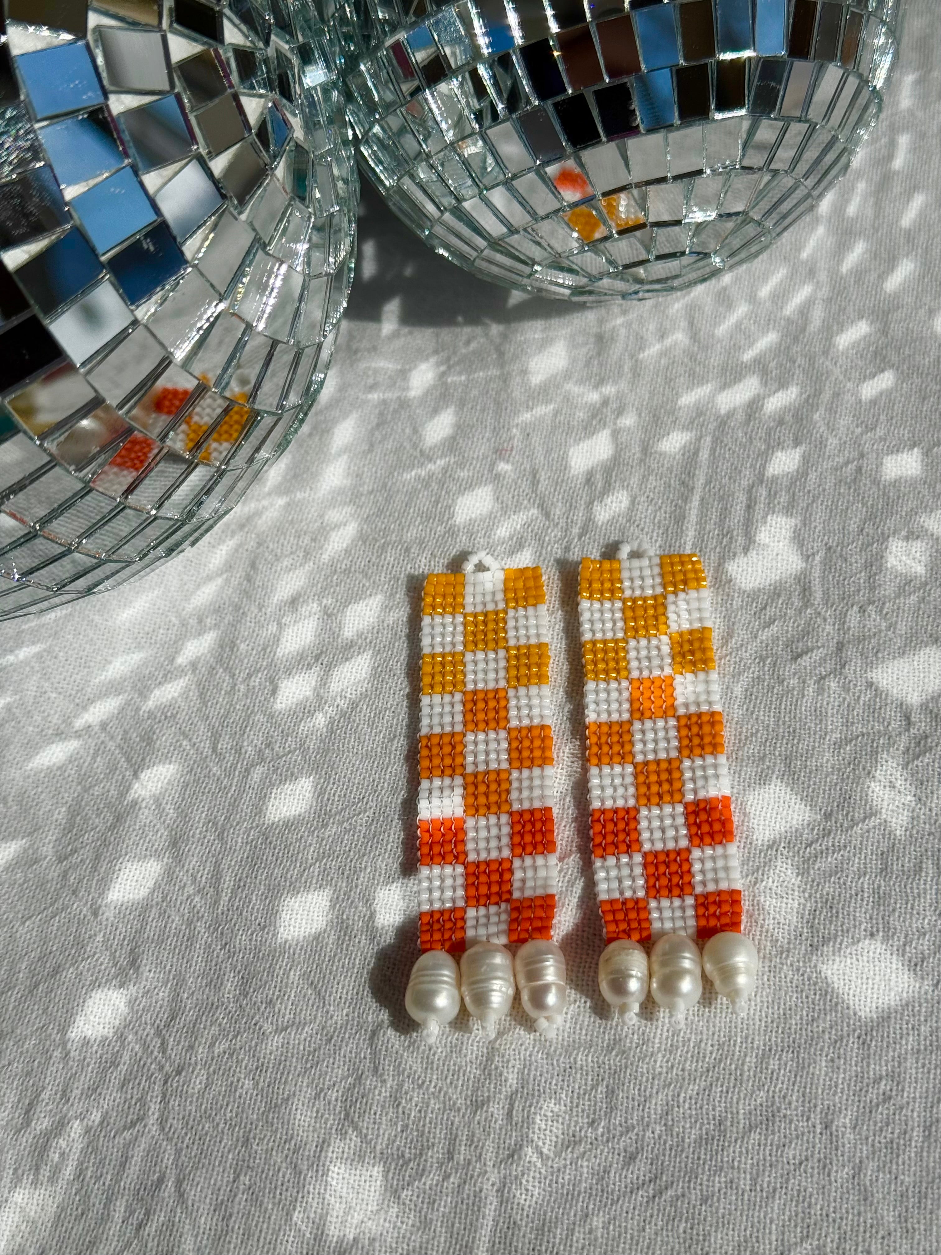 Check Her Fresh Squeezed OJ Earrings