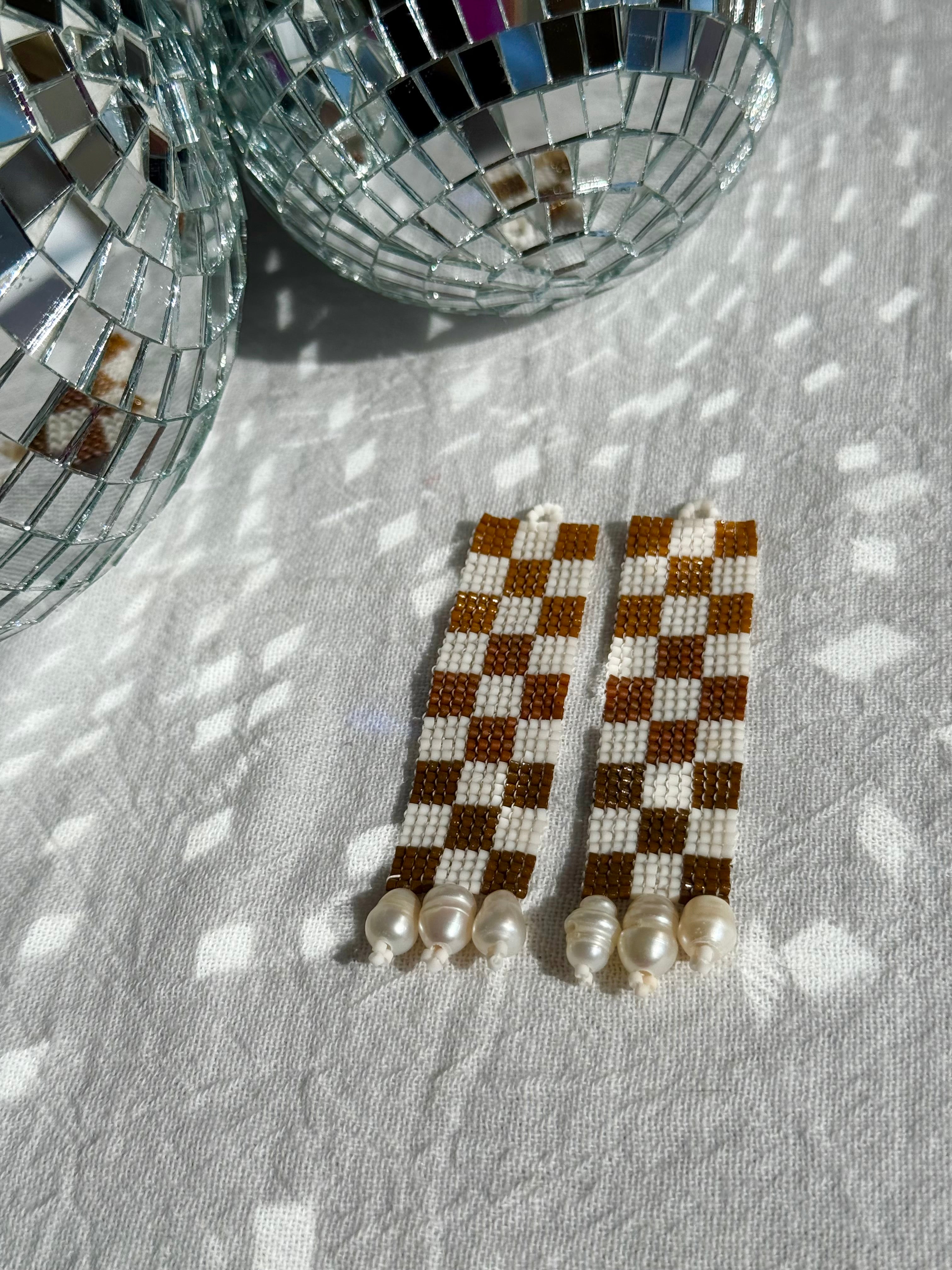 Check Her Ceremonial Cacao Earrings