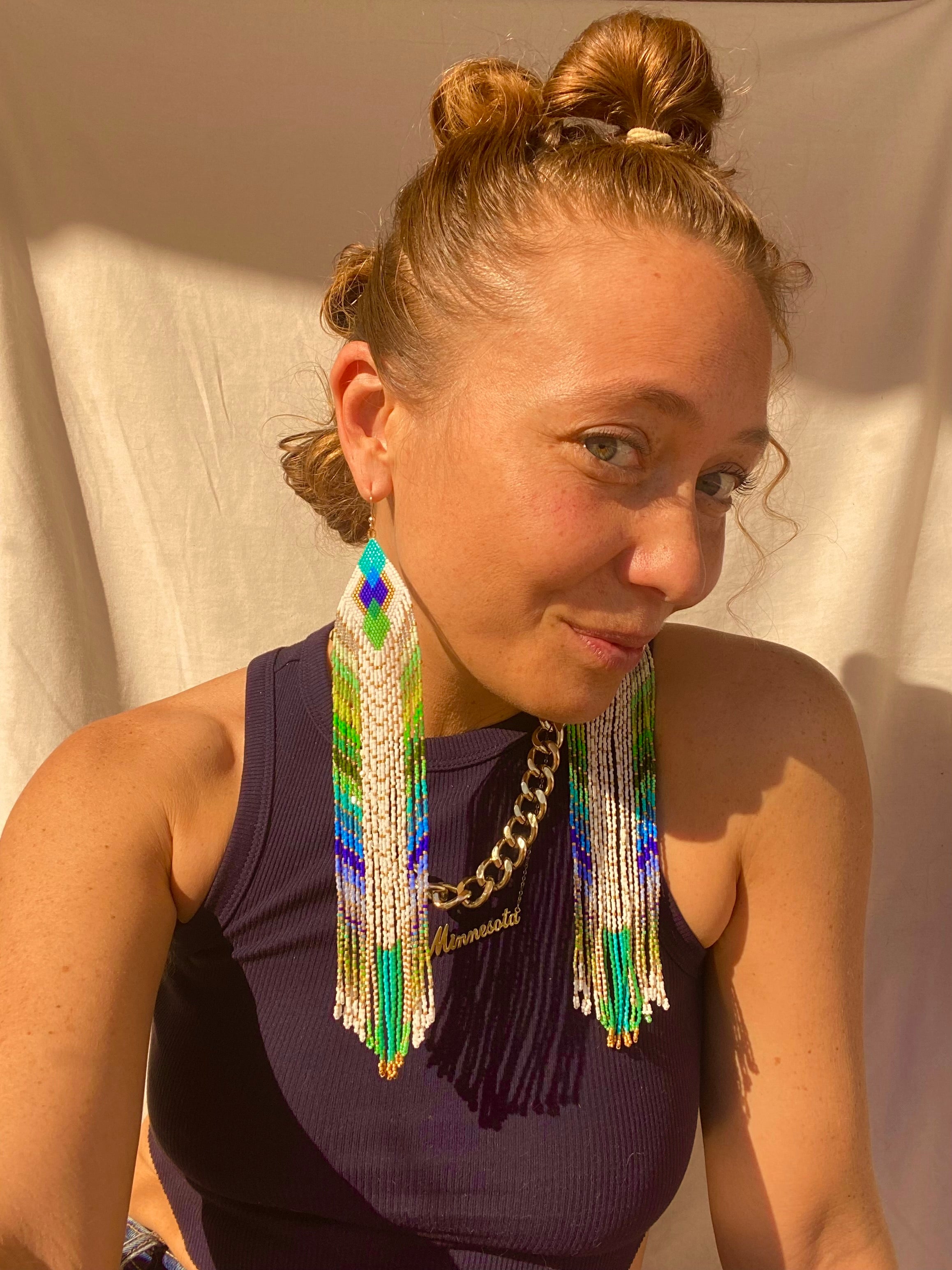 The Blue Ray Alchemist Earrings