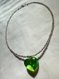 Kandi Apple Heart Necklace