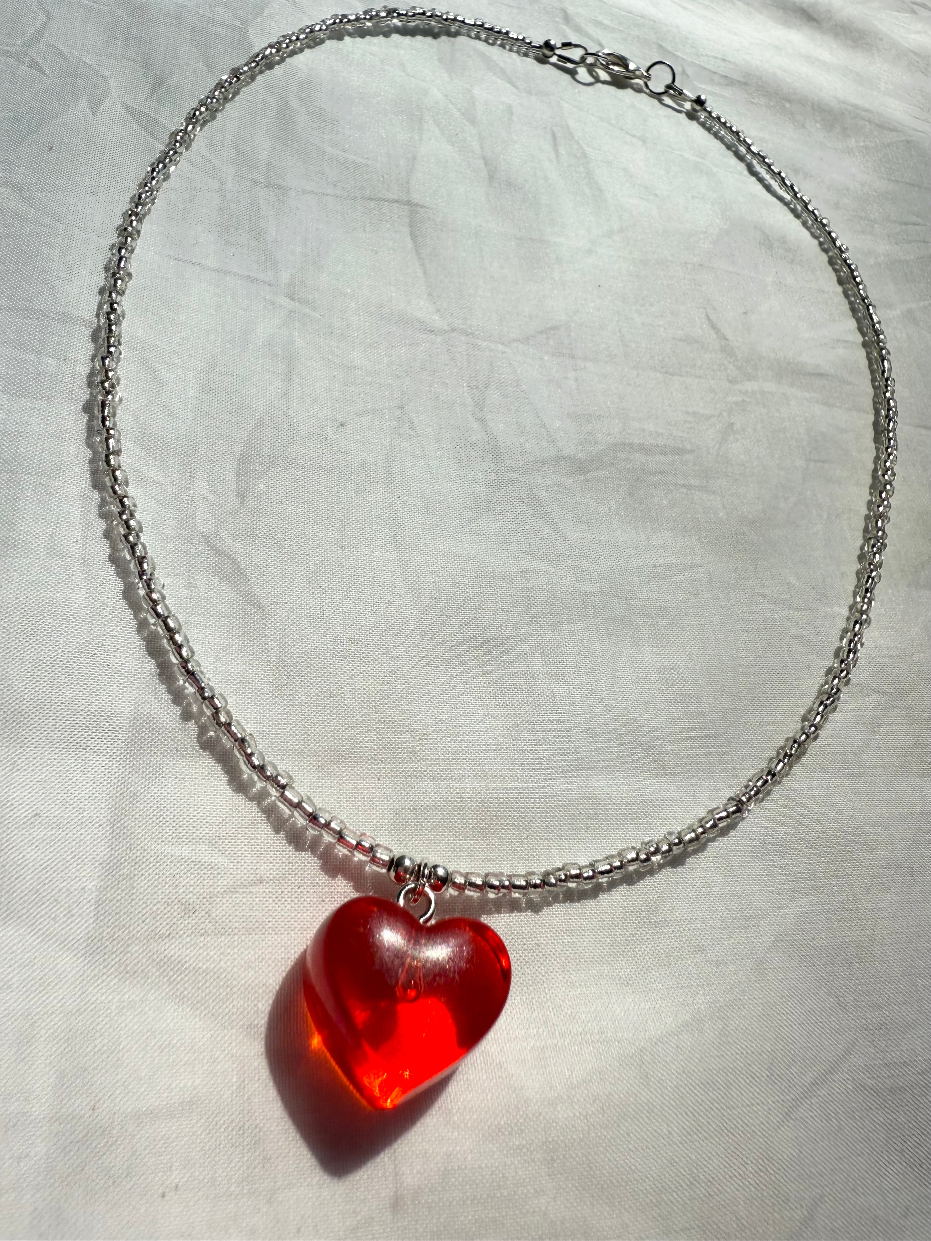 Lots of Instagram Likes Heart Necklace