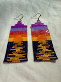 She Likes Walks On The Beach At Sunset Earrings