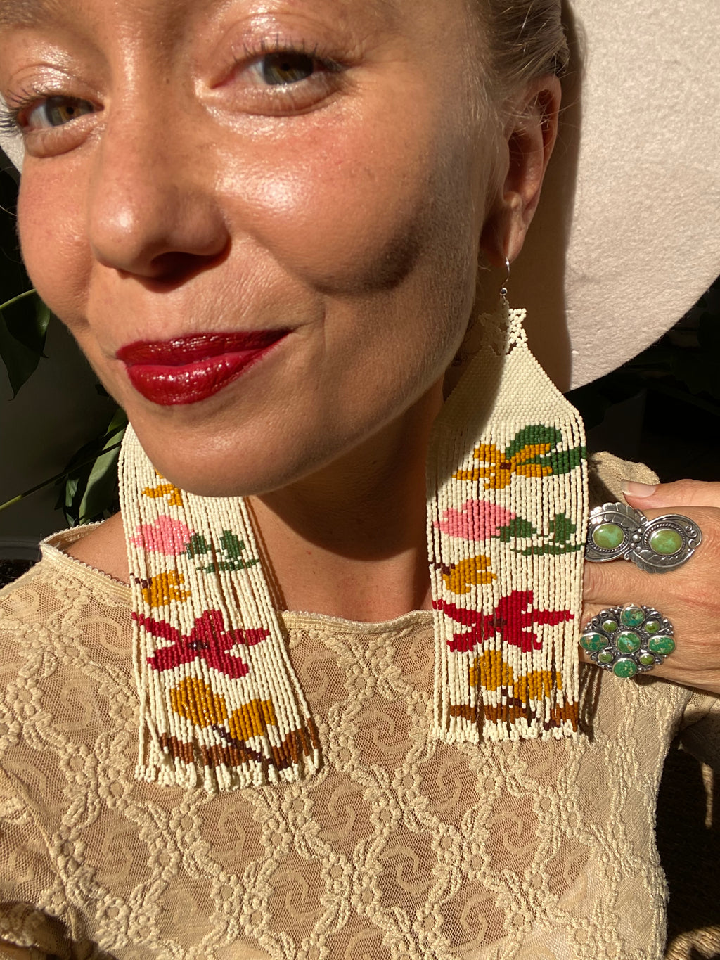 Flowers are a Girl's Best Friend Earrings