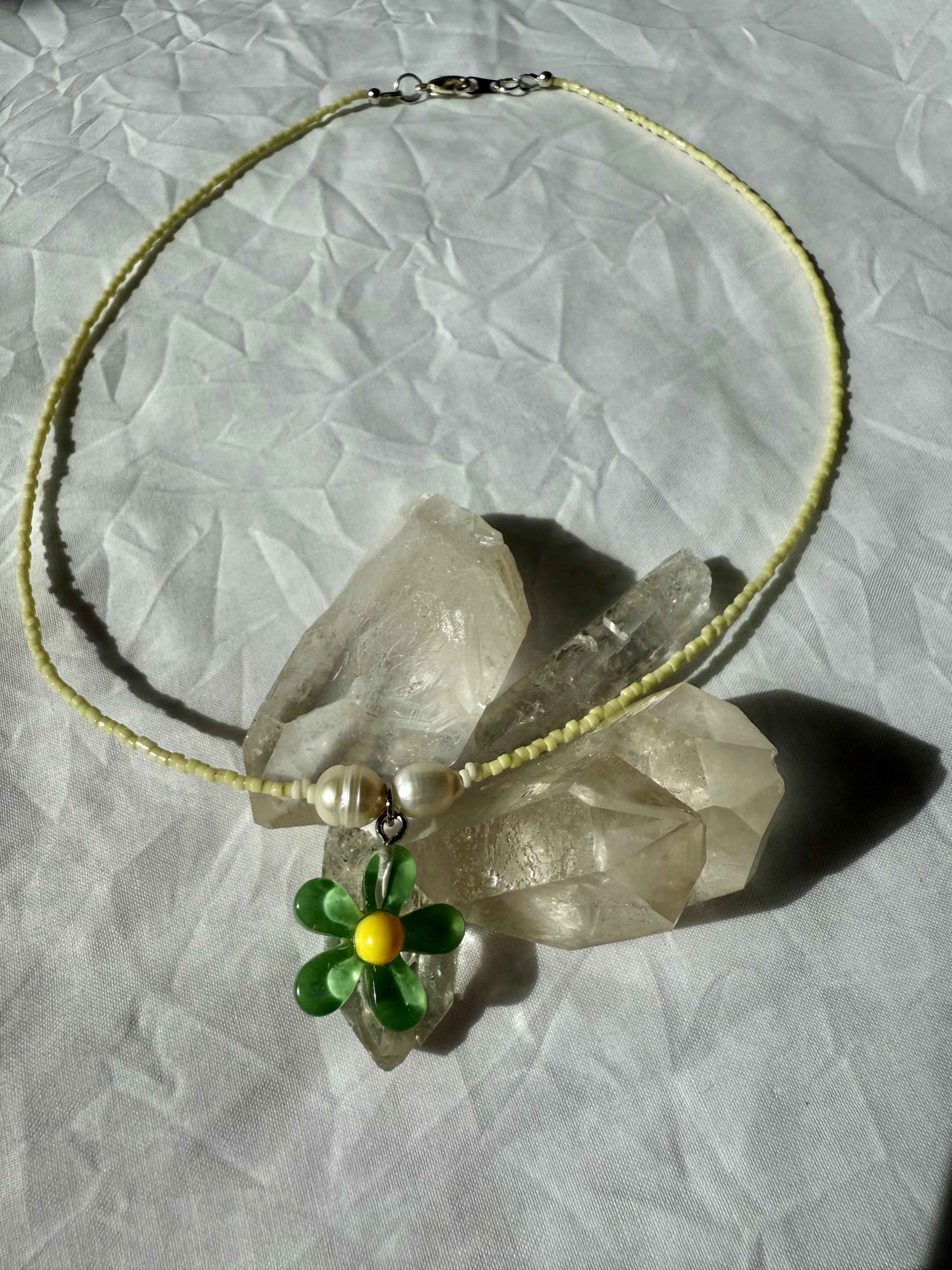 Power Hour in the Flowers Necklace
