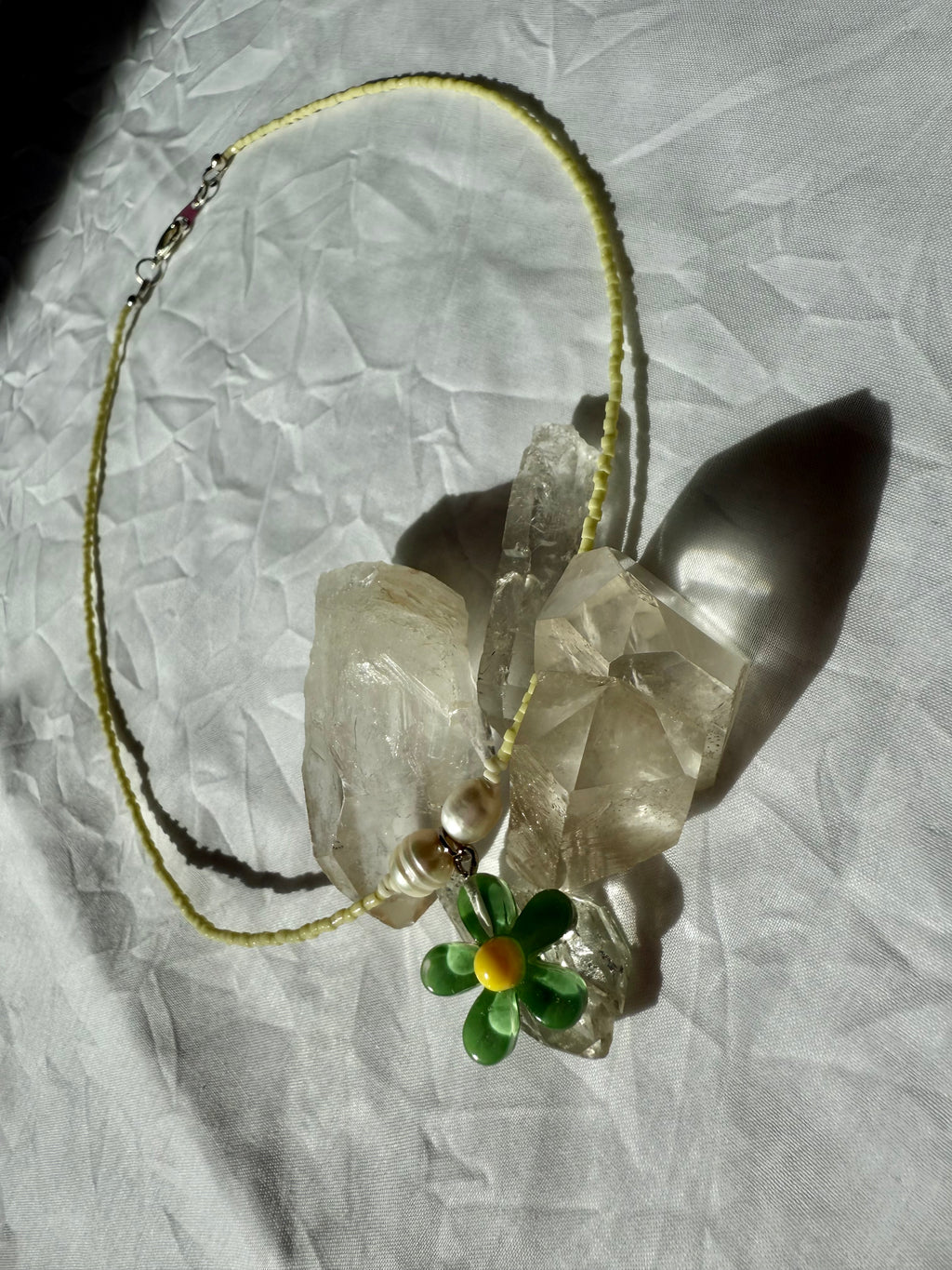 Power Hour in the Flowers Necklace