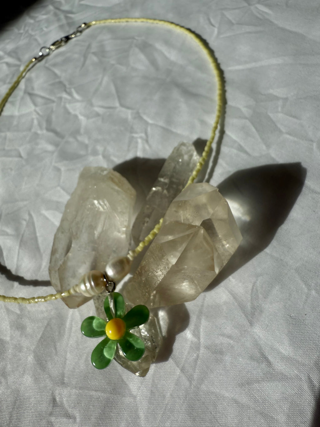 Power Hour in the Flowers Necklace