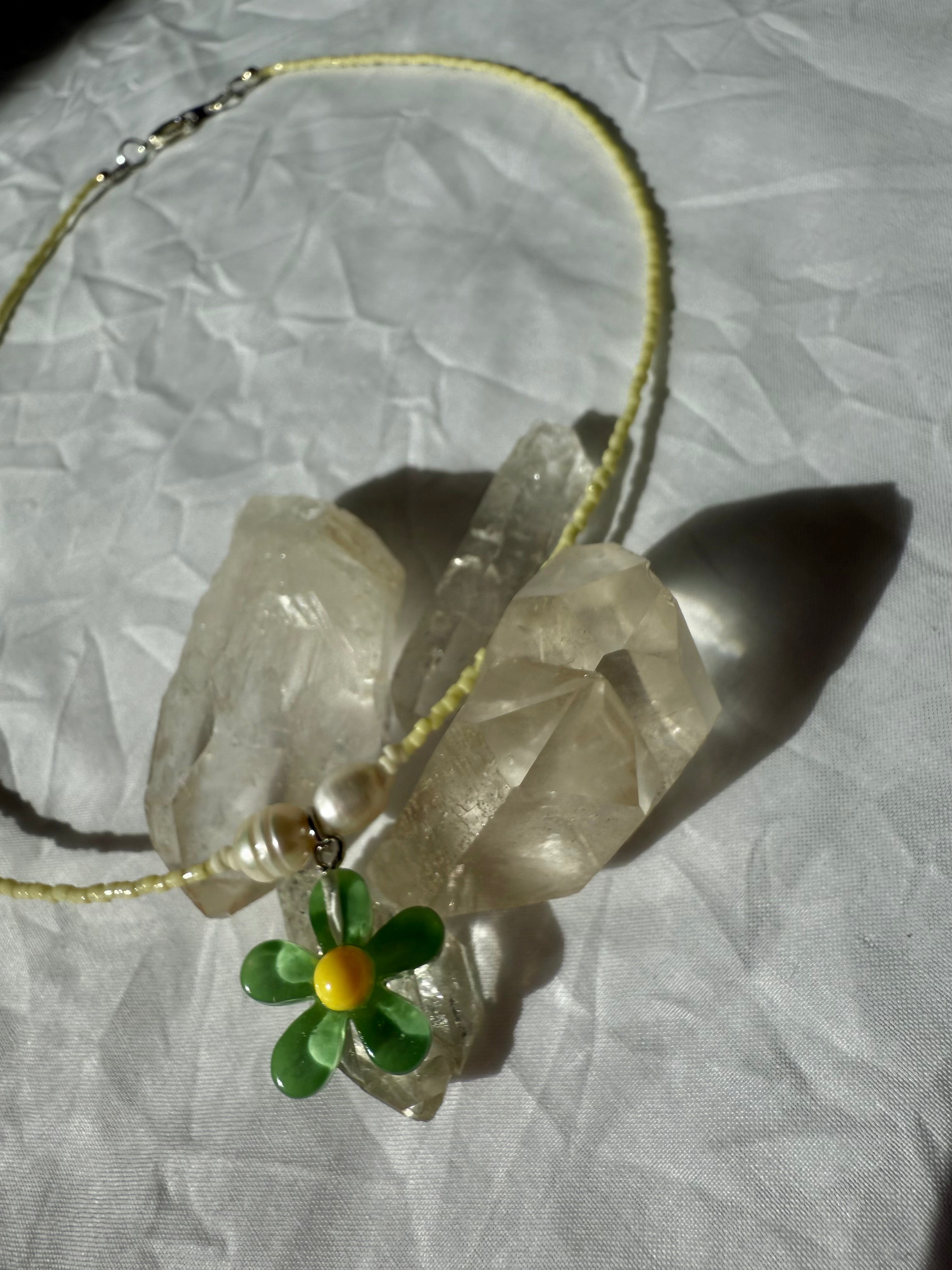 Power Hour in the Flowers Necklace