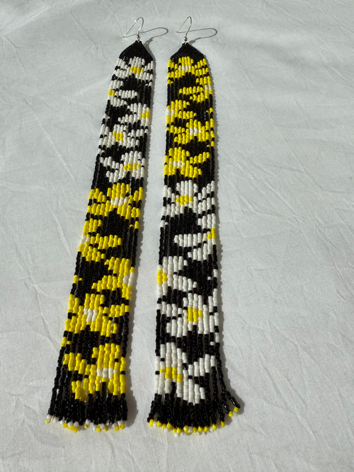 A Bouquet of Baby's Breath and Yarrow Earrings