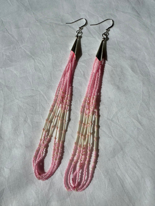 A Touch of Light Blush Earrrings