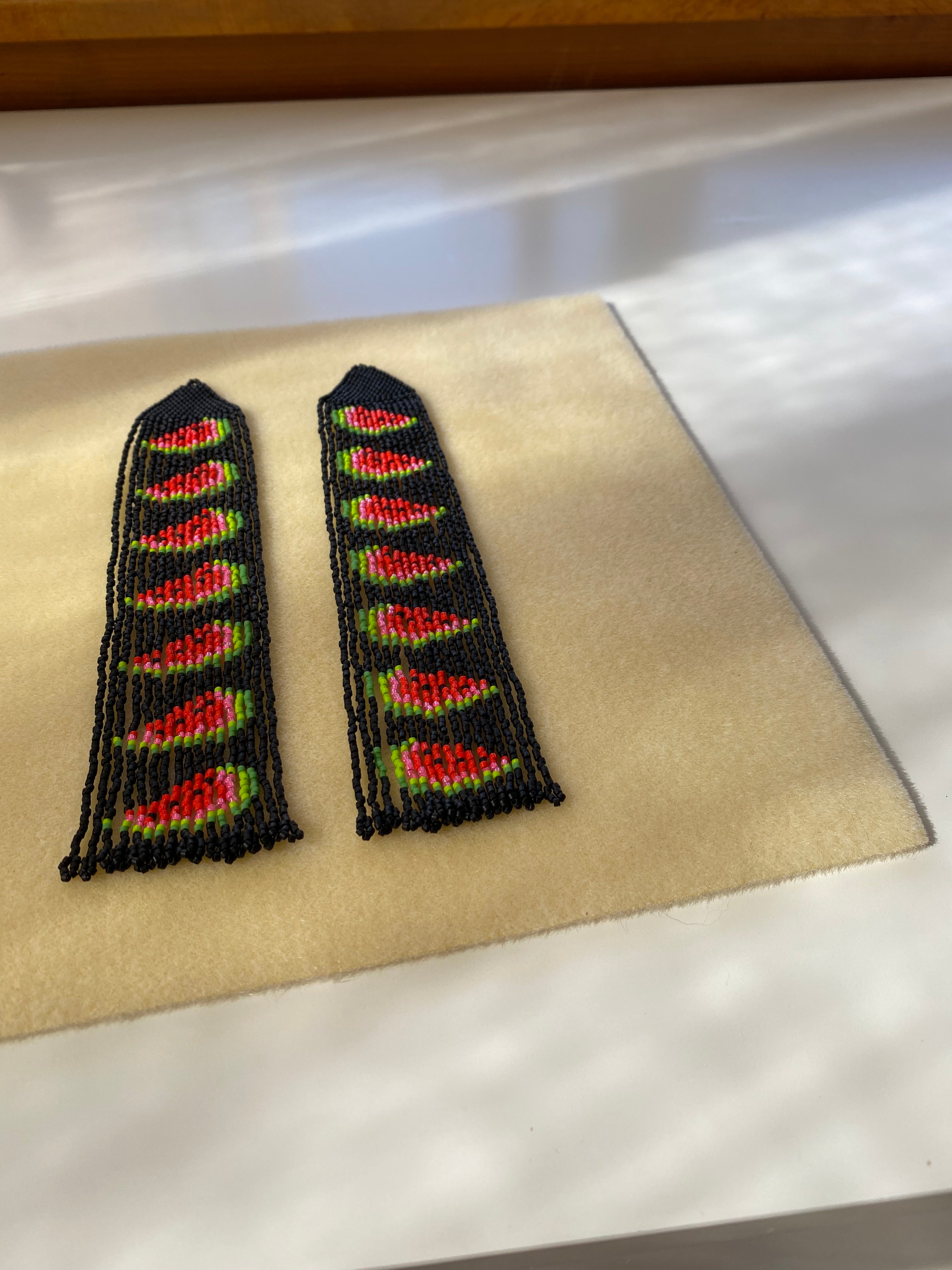 Seeded Watermelon Full of Wanderlust Earrings