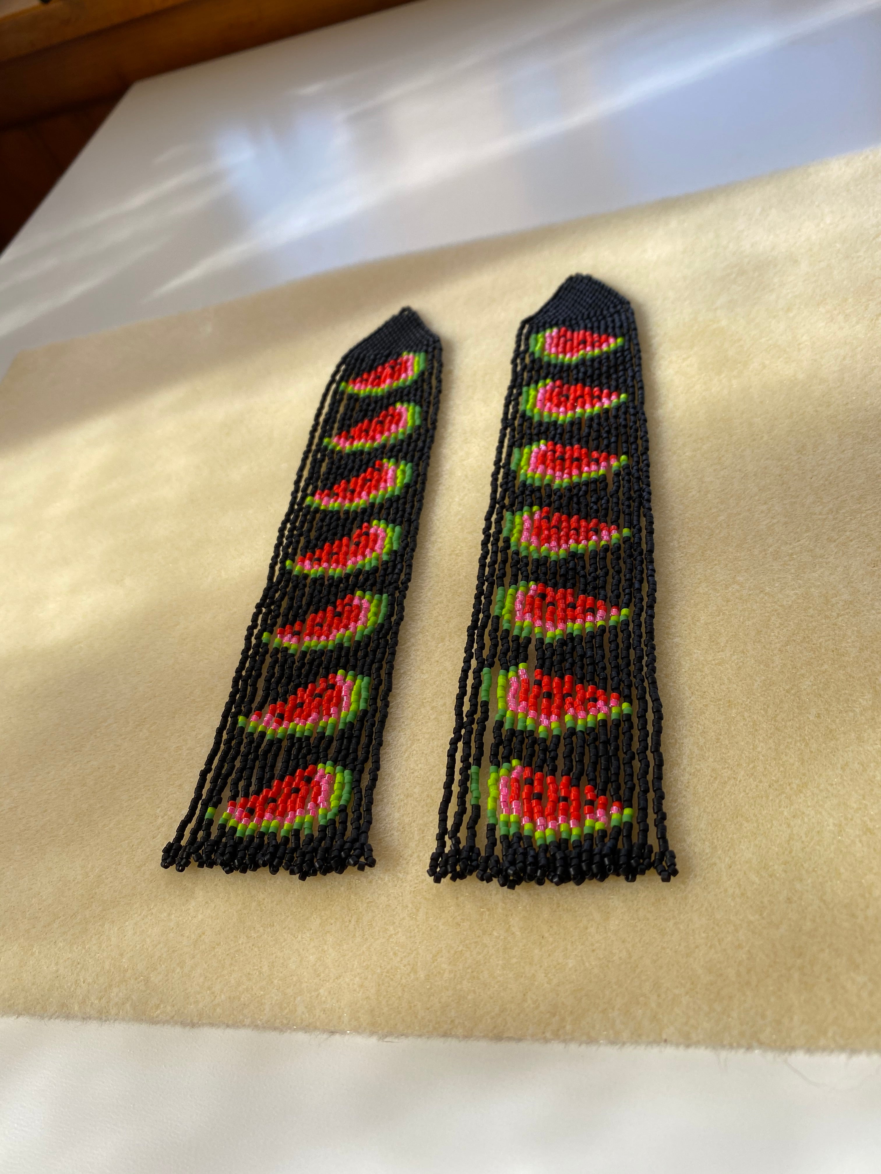 Seeded Watermelon Full of Wanderlust Earrings