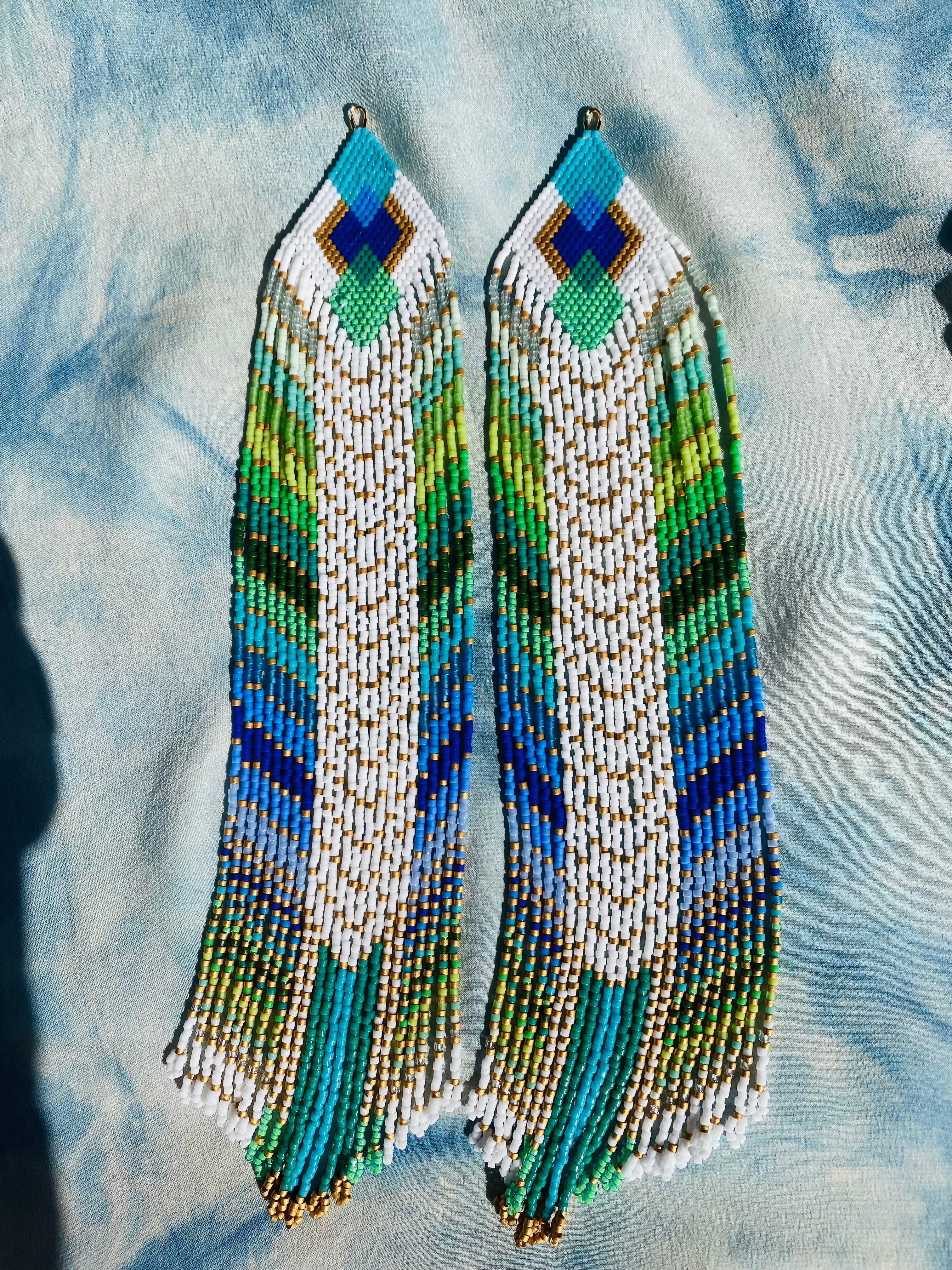 The Blue Ray Alchemist Earrings