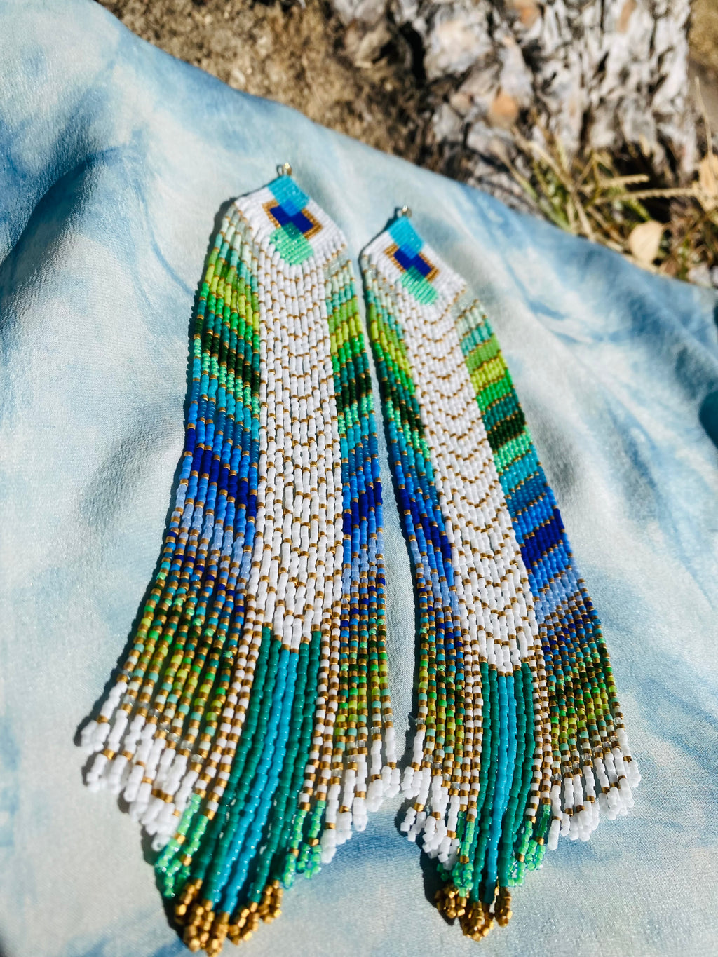 The Blue Ray Alchemist Earrings