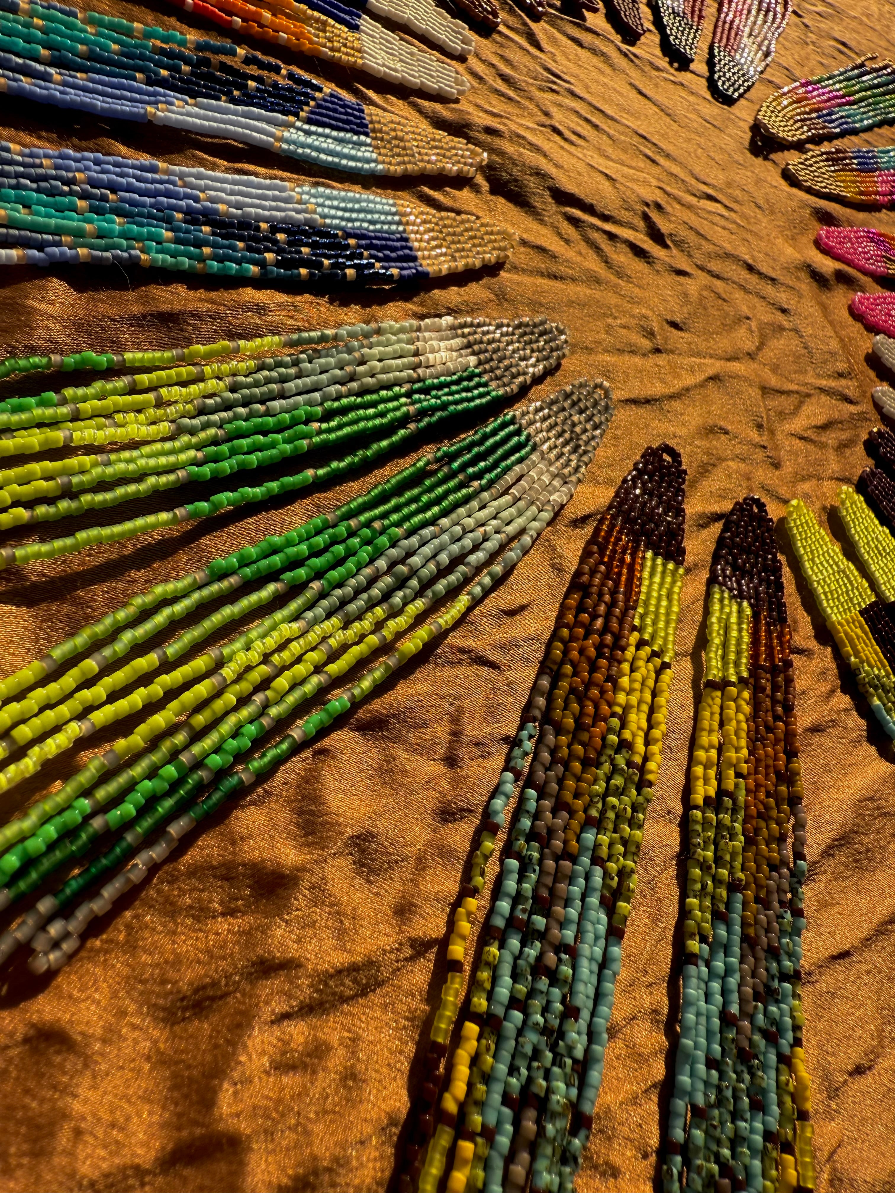 Peridot Set In Silver Earrings