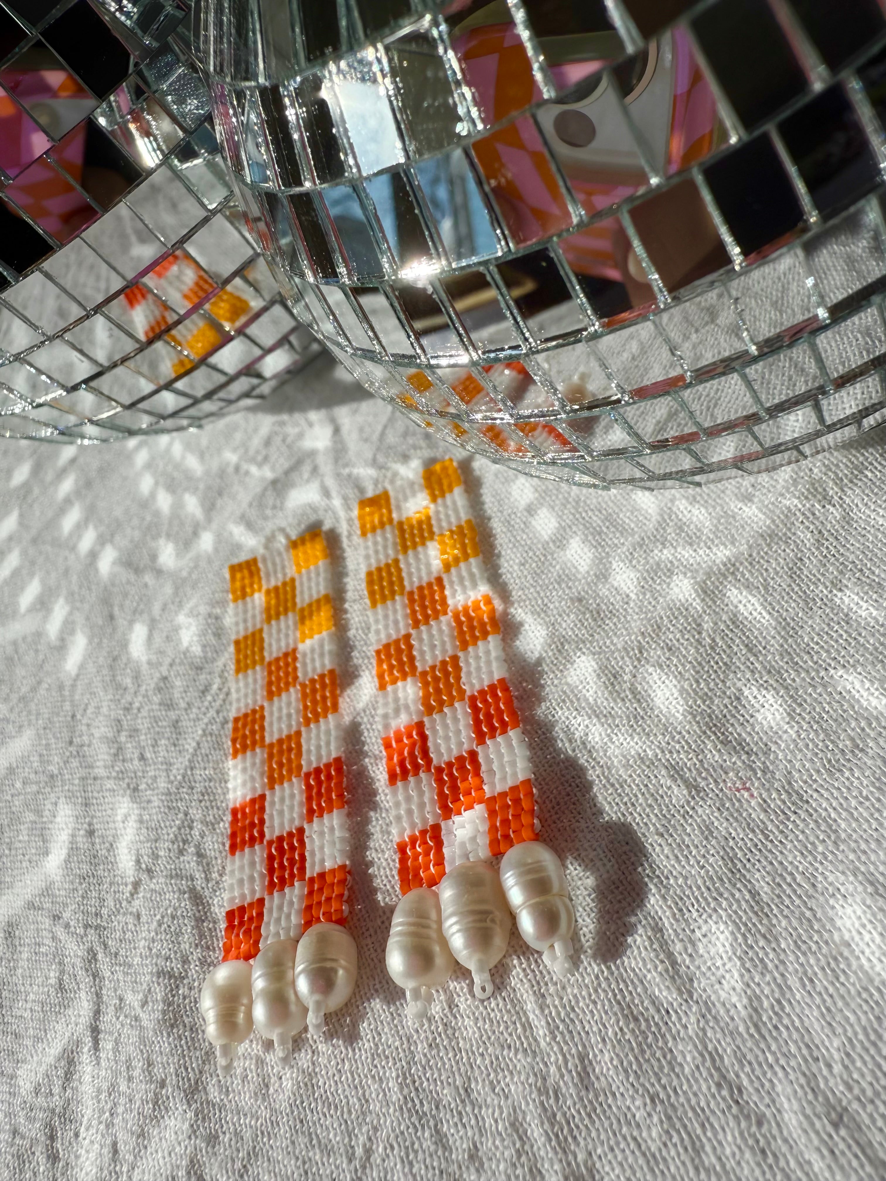 Check Her Fresh Squeezed OJ Earrings