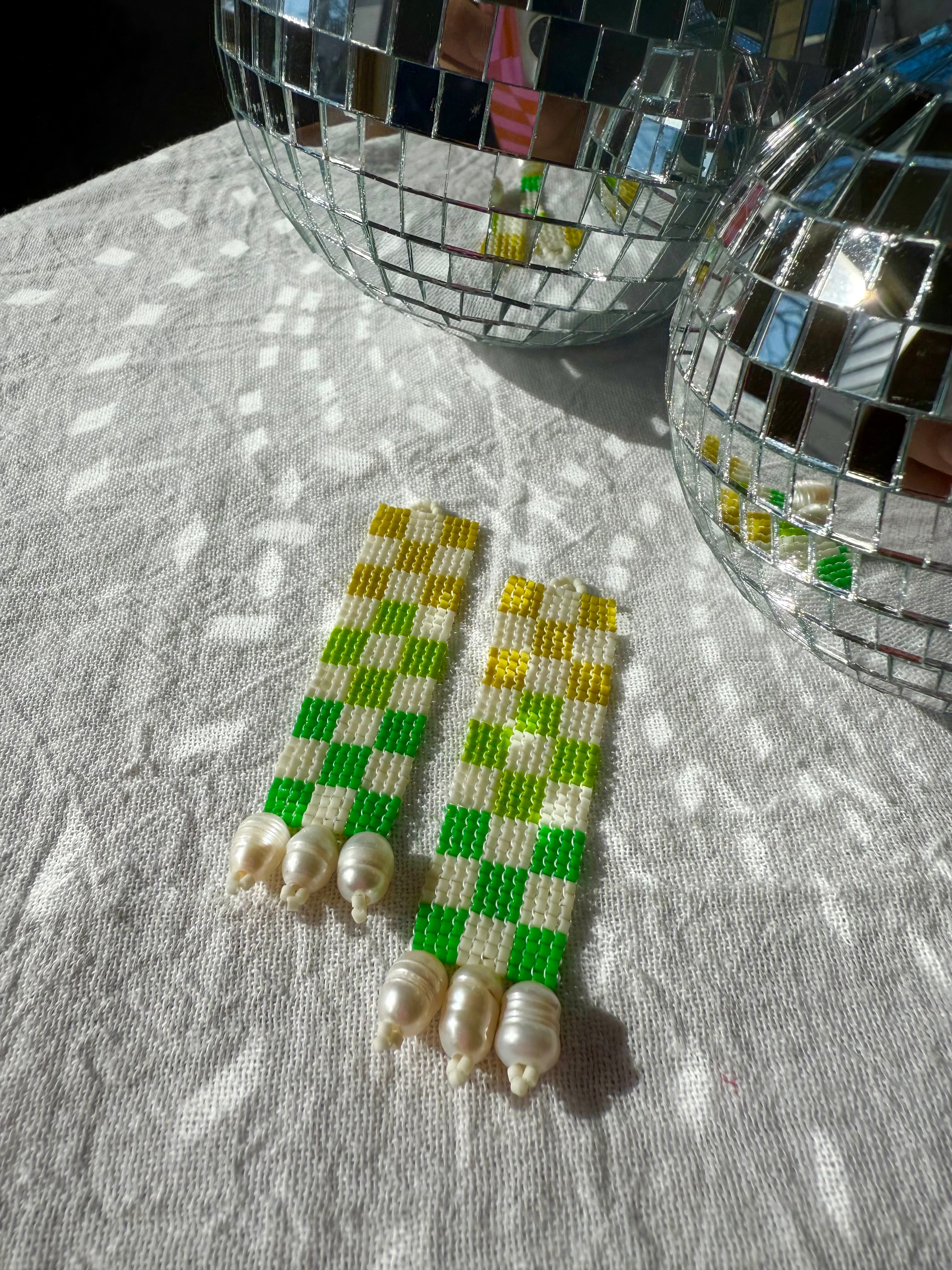 Check Her Key Lime Pie Earrings